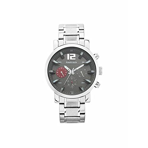 Image of Fastrack Fastfit Analog Gray Dial Men's Watch-3227SM01 /NP3227SM01