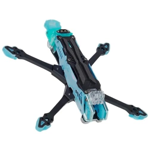 Kit de cadre FPV 5 T5 V2 bleu : évitez la casse de votre drone de course lors des crashs