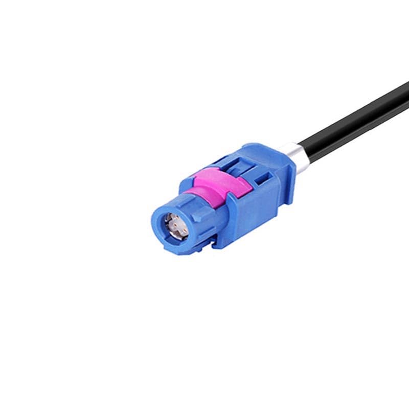 Elecbee HSD LVDS Blue C Plug to C Jack Assemblaggio cavi Veicolo RGB Prolunga cavo per auto Personalizza 50 cm