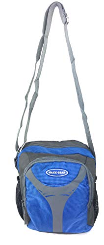 Unisex Excursion Organizer Shoulder Bag Day Pack (Blue)
