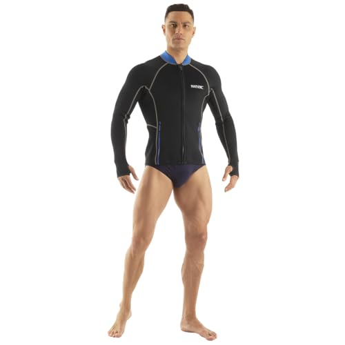 SEAC Lover Man chaqueta de neopreno de 2 mm con mangas largas y cremallera miniatura 1