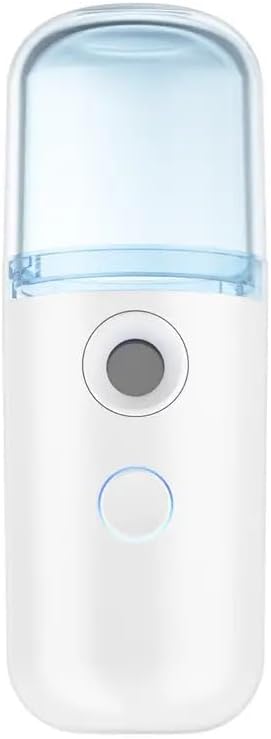 Nano Facial Mister, Mini Facial Steamer, Handy Moisturizing Mist Sprayer, Atomization Skin Care Steamer, USB Rechargeable, You May Receive Defective Products Please Feel Free to Contact Us