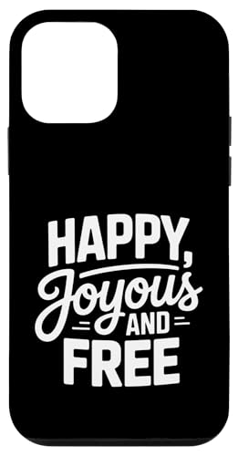Funny Happy Joyous Sating Sobriety ���f�B�[�X �����Y �X�}�z�P�[�X iPhone 12 mini �p