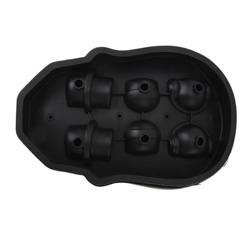 Molde para cubitos de hielo calavera de silicona 3D miniatura 7