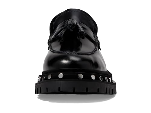 Image of Free People Teagan Tassel Loafers for Women - Sleek Leather Upper - Lugged Platform Sole - Synthetic Outsole