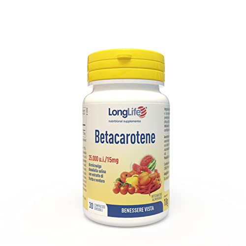 LongLife Betacarotene 25.000 u.i. Compresse
