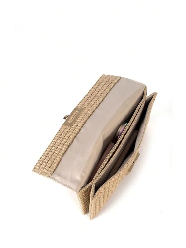 Verdusa Women's Straw Shoulder Bags Woven Clutch Purse Summer Beach Handbags4