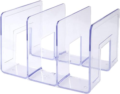 MosQuick® 4 Compartment Purse Organiser Bag Stand Acrylic Organizer book stand for table File Organiser Multifunctional purse organiser for wardrobe Book Handbag Transparent