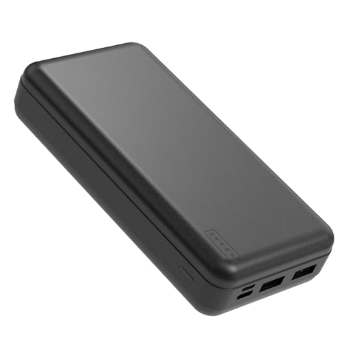 20000mah 5V/2A Heated Electric Vest Jacket Battery Pack Power Bank for Heating Vests Jackets Hoodies Coats Pants for Men for Women with Dual USB Output (Not Compatible with 7.4v Heated Clothing)