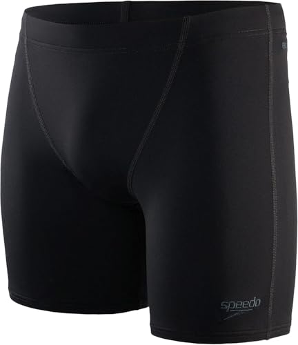 Speedo Herren Eco Endurance+ V Cut Mid Badehose, Schwarz, 4 DE
