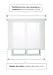 Estores Basic, Stores screen, Blanco, 120x180cm, estores para ventana, persianas enrollables para...