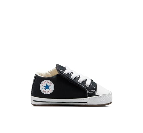 Converse Boy's Chuck Taylor All Star Cribster Canvas Color Shoe, Black/Natural Ivory/White, 4 M US Infant2