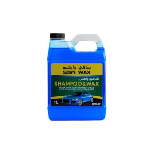 Generic SAFI WAX - High Quality Shampoo Ultra Shine Car Shampoo And Wax Car Shine Shampoo And Wax (BLUE 1L (1000Ml))
