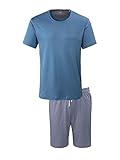 Calida Function Sense Kurz-Pyjama Herren, S = 4, Nordic