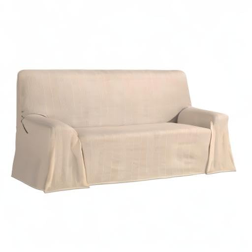 Vipalia Couette polyvalente à carreaux Paul 230 x 260 cm Gris foncé