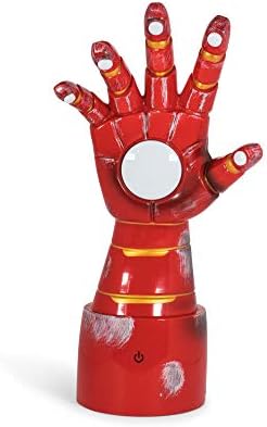 Ukonic Marvel Iron Man Gauntlet Collectible LED Mood Light Desk Lamp | Superhero Night Light | 14 Inches