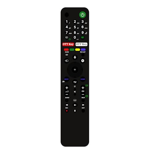 Image of ZIEVA Compatible with Sony bravia Smart Tv Remote Control - with Voice - with Hot Keys G0ogle Play and Netfix - Use for LCD LED OLED QLED UHD 4K Android (Tx 500E)