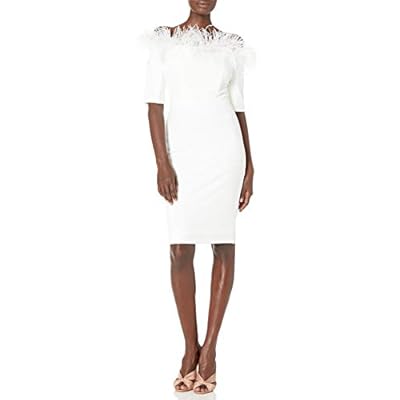 maxi dress with feathers