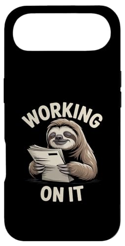 Working On It Funny �i�}�P���m �I�t�B�X ���[���A �~�[�� �X�}�z�P�[�X iPhone Air �p