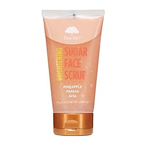 Tree Hut Pineapple & Papaya Brightening Face Scrub | Deep Cleans Pores to Remove Dead Skin & Impurities | Nourishing Essential Body Care | 7.4 fl oz.