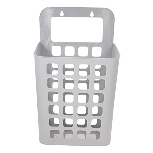 Cabilock Cesta Plegable para Ropa Sucia de Plástico Resistente Organizador Colgante para Lavandería y Baño Almacenamiento Multifuncional para Dormitorio y Hogar Grande Gris