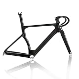 Spécifications du cadre de vélo de route : Compatible avec un tube de direction de 52-52 mm, boîtier de pédalier fileté T47 mm. Passage de câbles interne.