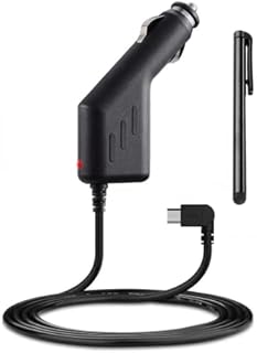 Ramtech DC 12V 2A Universal Car Charger Power Adapter Cable Cord for GPS, Compatible with 7 Inch Rand McNally Good Sam RV RVND 7725 7735 LM, Stylus Pen Included, CHMNA