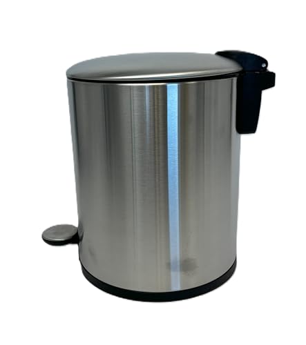 Caneca de Basura de Acero Inoxidable de 5 Litros Satinada miniatura 3
