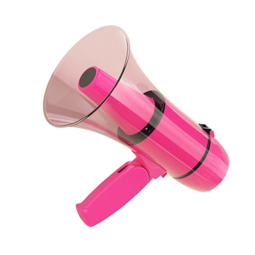 WKabnkn Loudhailer Loudhailer de poliestireno fuerte, más de 8 deformaciones de tiempo, sonido complementario, controles simples, óptimo para personas mayores, no usuarios de tecnología, batería