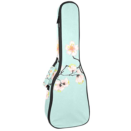 Housse ukulélé fleurs de cerisier, le cadeau idéal pour musicien