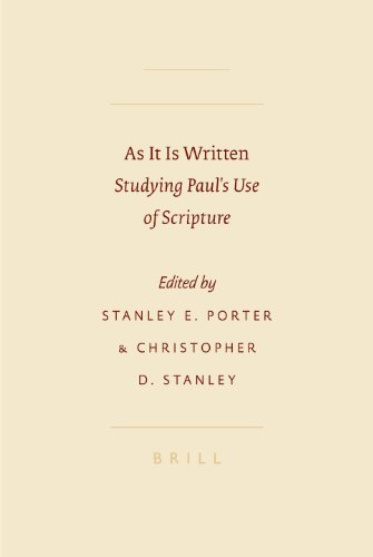 As It Is Written: Studying Paul's Use of Scripture (Society of Biblical Literature Symposium Series)