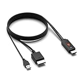 Arector PS2 to HDMI Converter, Suitable for PlayStation 2/3 Console HD Upscaler, PS2 HDMI Cable for True Ypbpr HD Signal HDTV HDMI Monitor