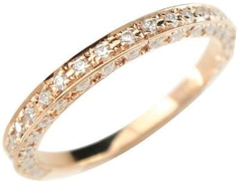 ゴールド エタニティリング ダイヤモンド18k2本セット ダイヤモンド 計1.00ct K18YG リング エタニティリング 憧れの