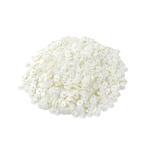 KIYOHARA サンコッコー ワンタッチ プラスナップ 業務用 大容量 パック 1000組入 直径13mm オフホワイト 取り扱い説明書付き SUN17-30G