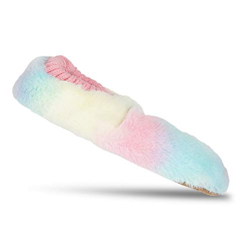 Image of Jessica Simpson Women's and Girl's Plush Fleece Lined Slipper Socks with Anti-Slip Sole- Mommy & Me Set Options