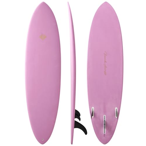 ビーチアクセス(Beach Access) Standardシリーズ ソフトボード サーフボード 7’0” ミッドレングス ワックスフリー ラベンダー(Extra Grip)