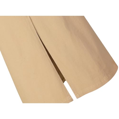 Long Denim Skirt for Women Casual A-Line Denim Maxi Skirt Stretch High Waisted Jean Skirt with Pocket Blue3