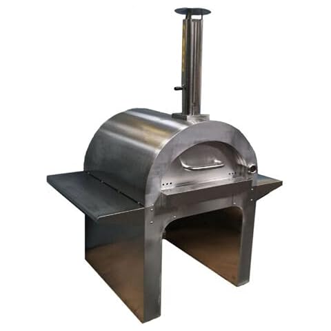 Portofino Wood Fired Pizza Oven Stainless Steel Extra Large Cover