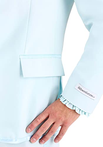 Blue Tuxedo Adult Costume Powder Blue Tuxedo For Men Shirt Pants Jacket Halloween Costume Medium #TOP6