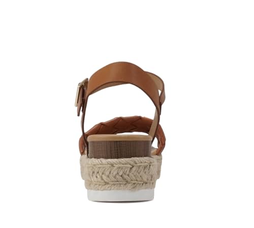 Image of Soda CLIP ~ Women Open Toe Ankle Strap Platform Espadrille Sandal