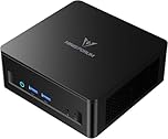 MINISFORUM UM690L Mini PC sottile, AMD Ryzen 9 6900HX (8 core/16 thread, fino a 4,9 GHz), 32 GB LPDDR5, SSD PCIe 4.0 da 512 GB, DP/HDMI 2.1/USB4, 4 porte USB Tipo A, Wi-Fi 6E / Bluetooth 5.3