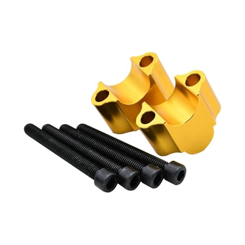 Lenkererhöhung Für Suzuki Für V-Strom DL1000 DL650 GSX-S750 ABS GSX-S 950 SV650 Motorrad 22mm 7/8" Lenker Riser Bar Mount Griffklemme(GOLD)