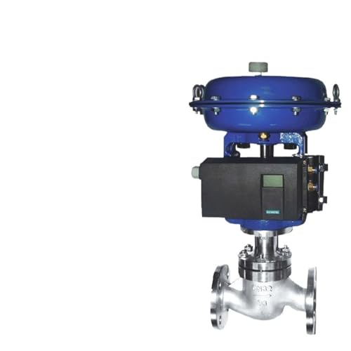 Vanne de régulation de débit de vapeur pneumatique DN25 en acier inoxydable à bride