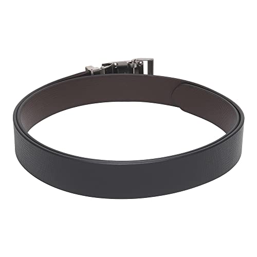 Image of Men's Formal Genuine Leather Auto-lock Adjustable Belt (JAFA-37-BL)
