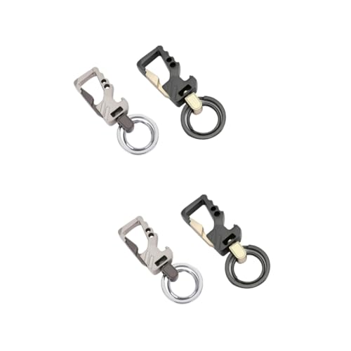 Ouvre-bouteille et porte-clés LIFKOME, lot de 4 pièces comme idée cadeau utile pour trousseau d'hommes