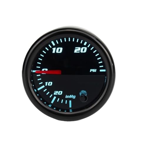 Manomètre de suralimentation 52 mm idéal pour surveiller la pression de votre turbine de nuit