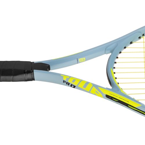 Image of HEAD Titanium Tour Pro Tennis Racket - Pre-Strung Head Light Balance 27 Inch Racquet - 4 3 /8 in Grip, Yellow