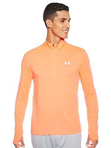 Under Armour Men's Streaker ½ Zip T-Shirt , Beta Red (632)/Reflective , Medium