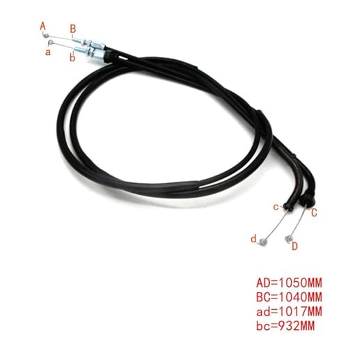 Câble d'accélérateur moto pour CB250 Nighthawk scooter push-pull