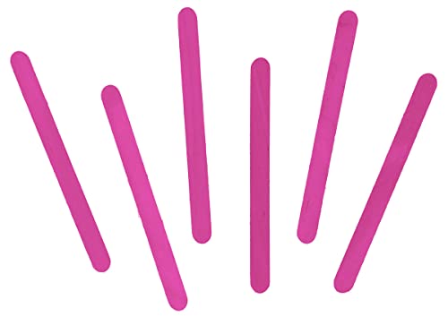 INNSPIRO Palos de polo de madera estándar rosa 50u. Para Manualidades DIY, artesanía, bricolaje, decorar y proyectos Manualidades Infantiles